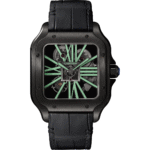 Santos de Cartier skeleton watch CRWHSA0009 - Image 2