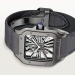Santos de Cartier skeleton watch CRWHSA0009 - Image 7