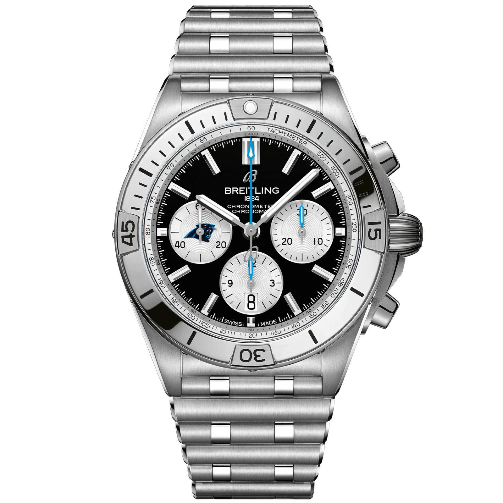 Chronomat_B0142_AB01342B1B5A1_STEEL_CAROLINA_PANTHERS_DIGITAL-scaled-1.png Chronomat B01 42 NFL Carolina Panthers Edition AB01342B1B5A1 - Image 1