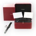 Cartier Santos Large Green Dial Steel Mens Watch WSSA0062 - Image 7