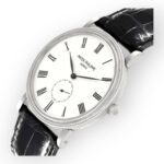 Patek Philippe Calatrava 5116 White Gold White Roman Dial Mens Watch - Image 3