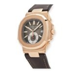 Patek Philippe Nautilus 5980R 40.5MM Black-Brown Dial With Leather Bracelet - Image 3