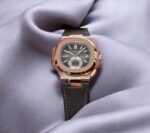 Patek Philippe Nautilus 5980R 40.5MM Black-Brown Dial With Leather Bracelet - Image 5