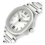 Patek Philippe Nautilus Silver Dial Steel Mens Watch 7118 - Image 2