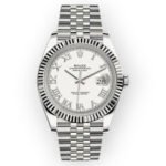 Rolex Datejust 126334 41mm White Roman Numerals Dial With Jubilee