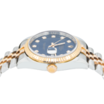 Rolex Datejust 36mm Steel & Rose Gold Fluted Bezel Ref. 116231 with Blue Diamond Dial and Jubilee Bracelet (Year: 2008- 2012) - Image 3