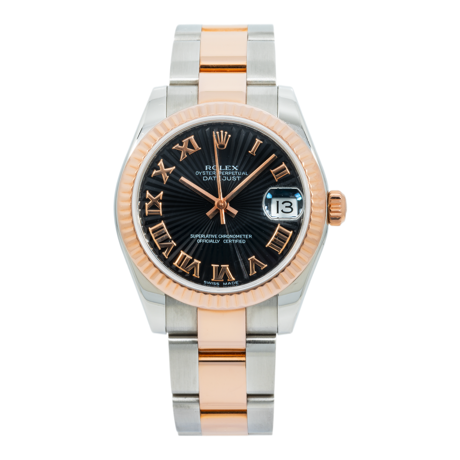 Pre-Owned-Rolex-Stainless-Steel-Everose-Gold-Datejust-178271-with-Oyster-Braclet-JD-Watches-NY.png Rolex Stainless Steel & Everose Gold Datejust 178271 with Oyster Braclet - Image 1