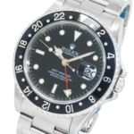 Rolex Stainless Steel GMT Master II 40mm with Oyster Bracelet 16710, Black Insert - Image 2