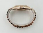 Rolex Day-Date 40 Rose Gold Chocolate Roman Dial & Fluted Bezel President Bracelet 228235 - - Image 7