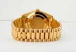 Rolex Day-Date 40 Yellow Gold Silver Roman Dial & Fluted Bezel President Bracelet 228238 - - Image 6